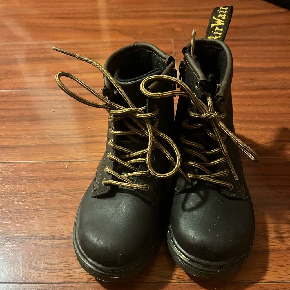 Dr. Martens Kids Black and Brown Boots